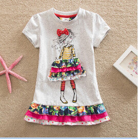 summer girls dress baby&kids entity decals 100% cotton nova girl bead embroidery lace dress - CelebritystyleFashion.com.au online clothing shop australia