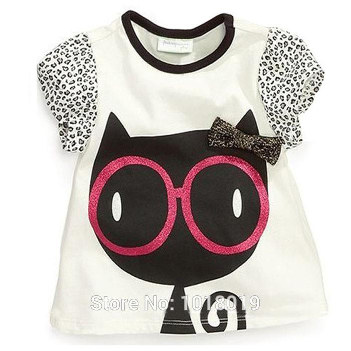 Baby Girls T-Shirts Clothing Children Toddler Kids Clothes Short Tees t Shirts Girls Summer