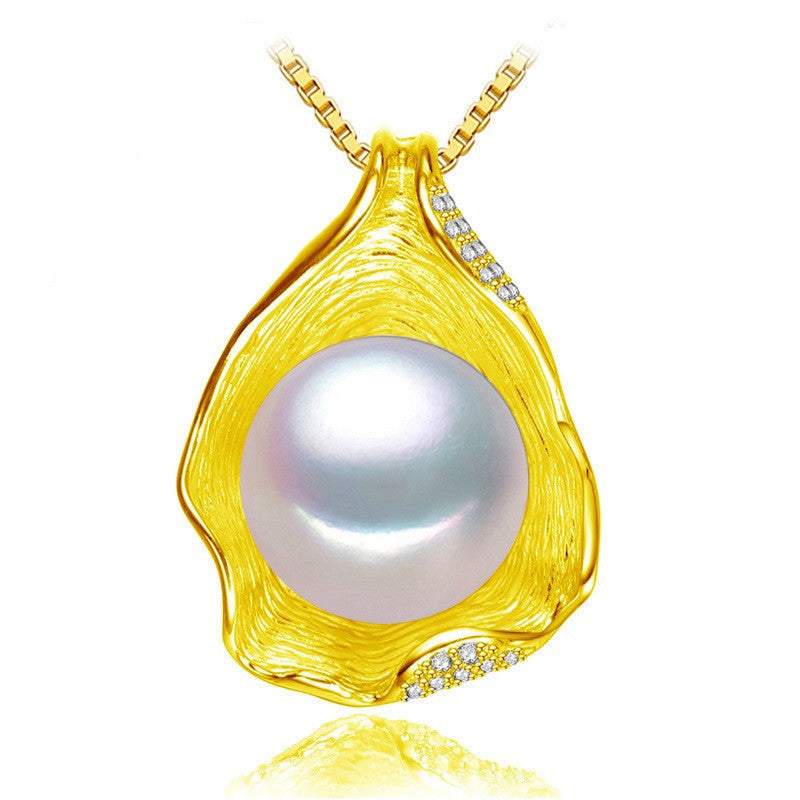 charm Shell design Pearl Jewelry,Pearl Necklace Pendant, 925 sterling silver jewelry ,fashion necklaces for women - CelebritystyleFashion.com.au online clothing shop australia