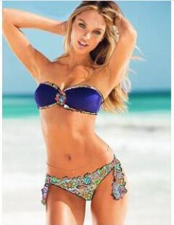 Women Printing Bikini Set Swimwear Push Up Crystal Diamond Bikinis Monokini Swimsuit - CelebritystyleFashion.com.au online clothing shop australia