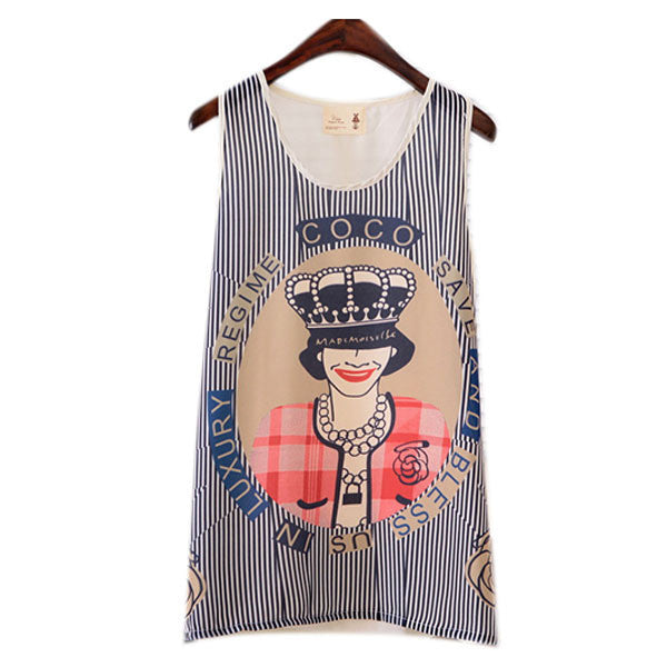 Lovely Fashion Women Girls Sleeveless Vest Tank Cami Tops Blouse Casual T-shirt Free Shippping - CelebritystyleFashion.com.au online clothing shop australia