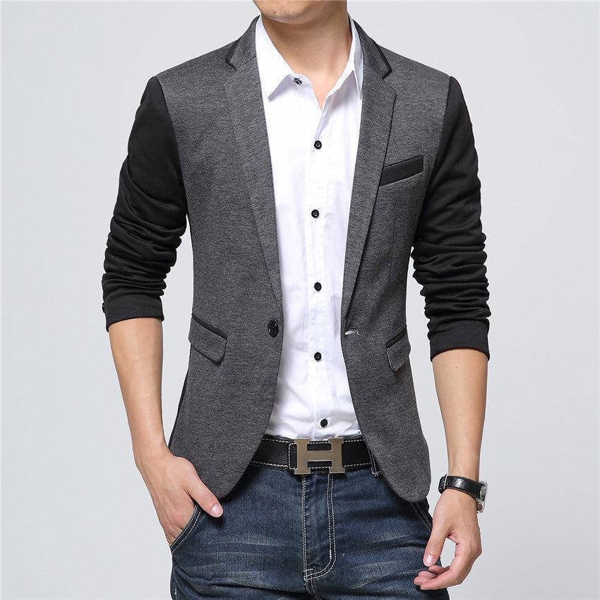 Fashion Casual Men Blazer Cotton Slim Korea Style Suit Blaser Masculino Male Suits Jacket Blazer Men Plus Size M-6XL - CelebritystyleFashion.com.au online clothing shop australia