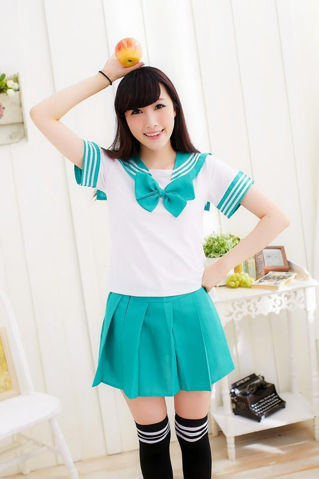 Japanese School Uniform - Newest Sexy Sailor Costumes 7 COLORS Anime Girls Dress Cosplay Costume - CelebritystyleFashion.com.au online clothing shop australia