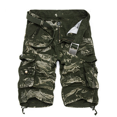 Mens Military Cargo Shorts Brand New Army Camouflage Shorts Men Cotton Loose Work Casual Short Pants Plus Size No Belt - CelebritystyleFashion.com.au online clothing shop australia