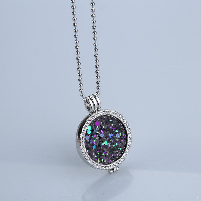 Coin holder necklace pendant discount
