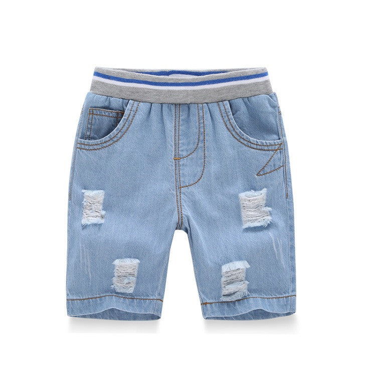 Ripped Jeans Shorts for Boy Summer Style Denim Boy's Panties New Jeans Shorts for Children 18M-8T, SC014 - CelebritystyleFashion.com.au online clothing shop australia