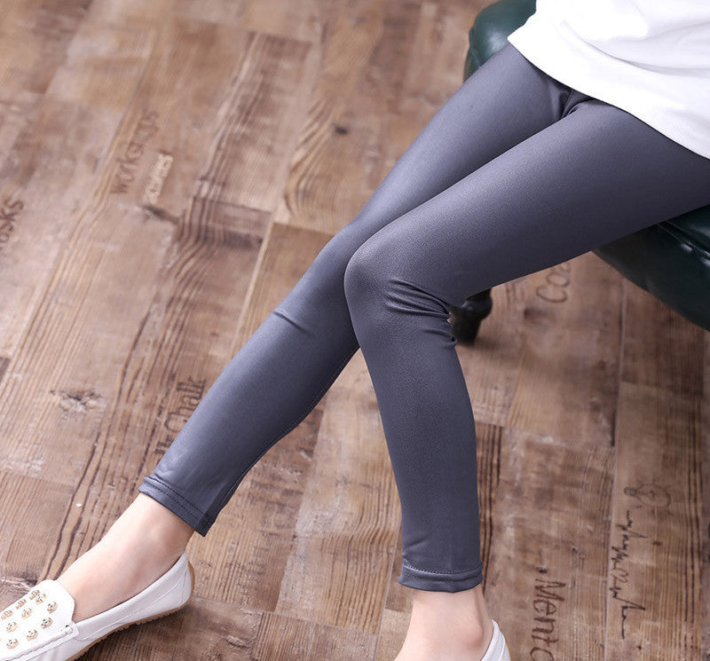 Baby faux on sale leather pants