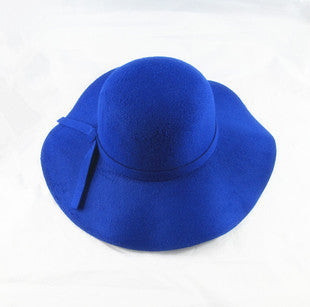 new Vintage Retro Kids Child Boy Girl Hats Fedora polyester Felt Crushable Wide Brim Cloche Floppy Sun Beach Cap - CelebritystyleFashion.com.au online clothing shop australia