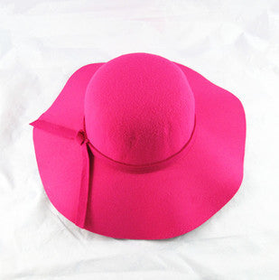 new Vintage Retro Kids Child Boy Girl Hats Fedora polyester Felt Crushable Wide Brim Cloche Floppy Sun Beach Cap - CelebritystyleFashion.com.au online clothing shop australia