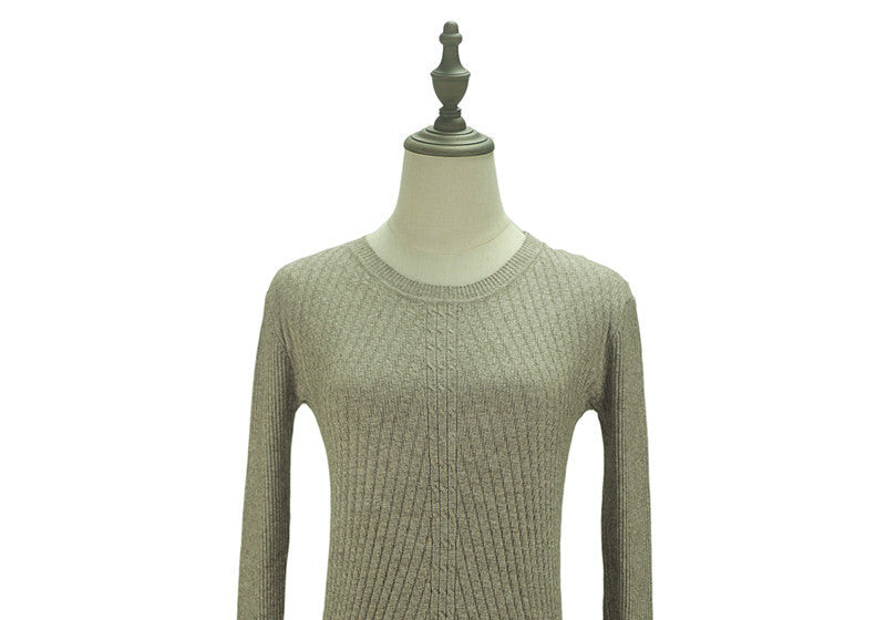 Colorful Apparel Womens Autumn Winter Cashmere Blended Sweater O-Neck Pullovers Long Sleeve Jumpers Women's Knitted Sweaters - CelebritystyleFashion.com.au online clothing shop australia