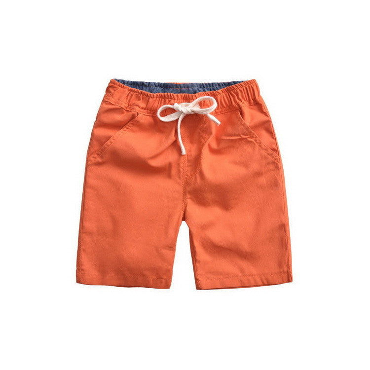 Boys Summer Solid Flax Sport Shorts Kids Cotton Beach Shorts Children Casual Trouser Infantil Brand , LC172 - CelebritystyleFashion.com.au online clothing shop australia