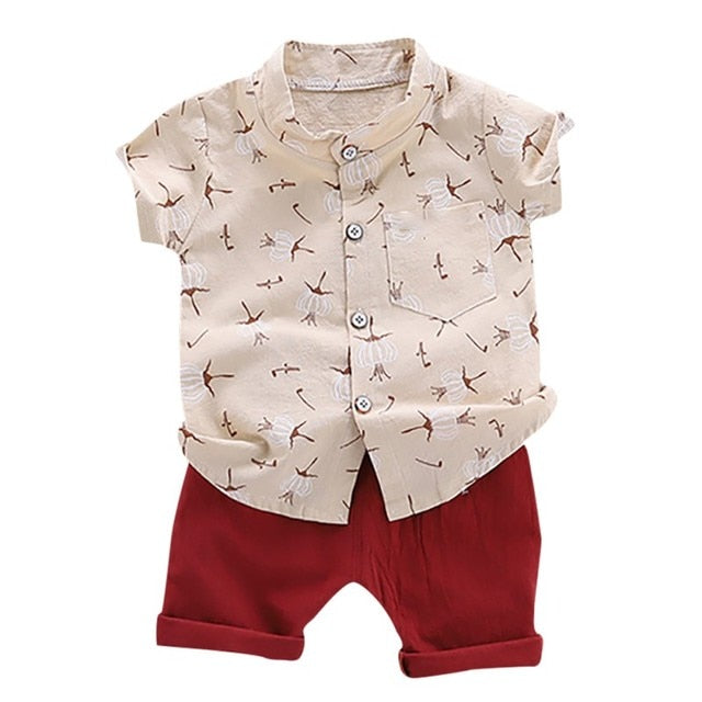 Clothes Sets Boys T-shirt and Shorts Pants 2 pieces Clothing sets Baby Boys clothes
