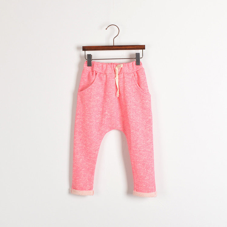 Girls & Boy Harem Capris Pants For Age 2-10 New Cute Candy Color Terry Child Clothing Solid Kids Children Long Pants - CelebritystyleFashion.com.au online clothing shop australia