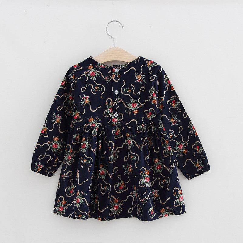 Autumn Long Sleeve Girl Dress Spring New Casual Style Baby Girl Dresses Girls Clothes Summer Dress for Kids Clothes 8 Colors - CelebritystyleFashion.com.au online clothing shop australia
