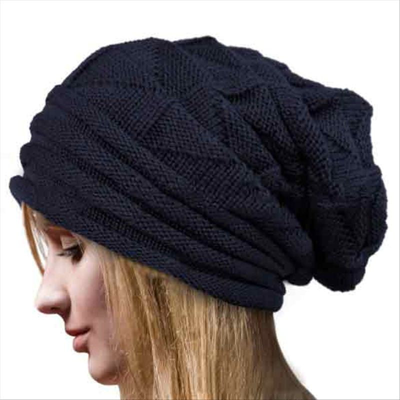 Fold Flanging Snowboard Skiing Skating Warm Knitted Cap Beanies Snap Slouch Skullies Bonnet Beanie Hat Gorro For Men Women - CelebritystyleFashion.com.au online clothing shop australia