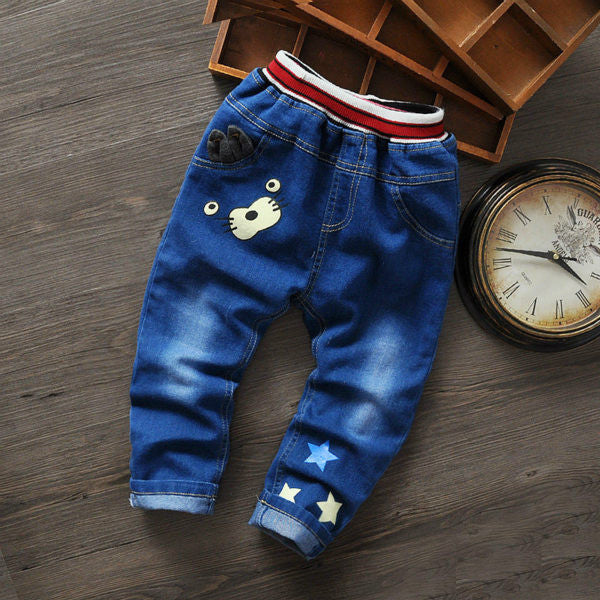 cartoon fashion character children kid baby boy girl jeans pants - CelebritystyleFashion.com.au online clothing shop australia