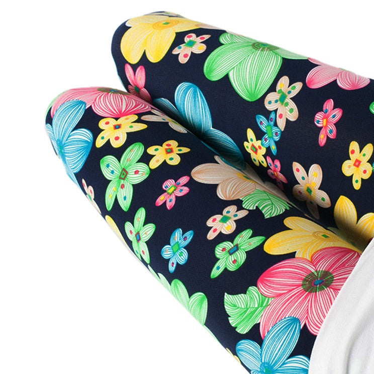 2-7years kids fashion cute cat leggings girls lovely flower leggings children long sleeve skinny pants - CelebritystyleFashion.com.au online clothing shop australia