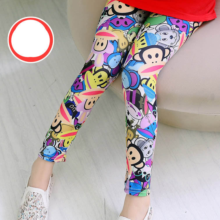 2-7years kids fashion cute cat leggings girls lovely flower leggings children long sleeve skinny pants - CelebritystyleFashion.com.au online clothing shop australia