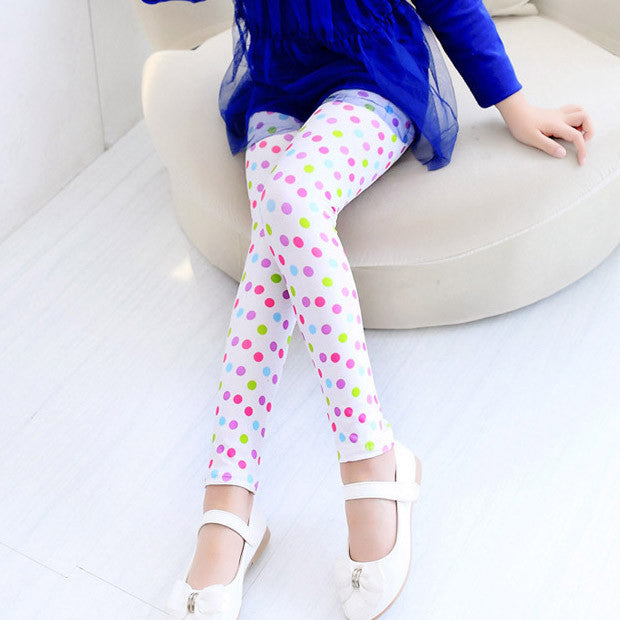 2-7years kids fashion cute cat leggings girls lovely flower leggings children long sleeve skinny pants - CelebritystyleFashion.com.au online clothing shop australia