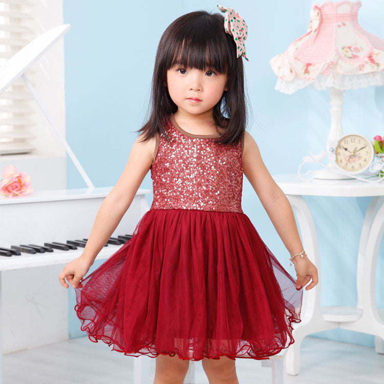 Baby Girl Christmas Dress New Sequin Princess Tutu Dresses For Girls Kids baby Clothing Baptism dress,vestidos infantis - CelebritystyleFashion.com.au online clothing shop australia