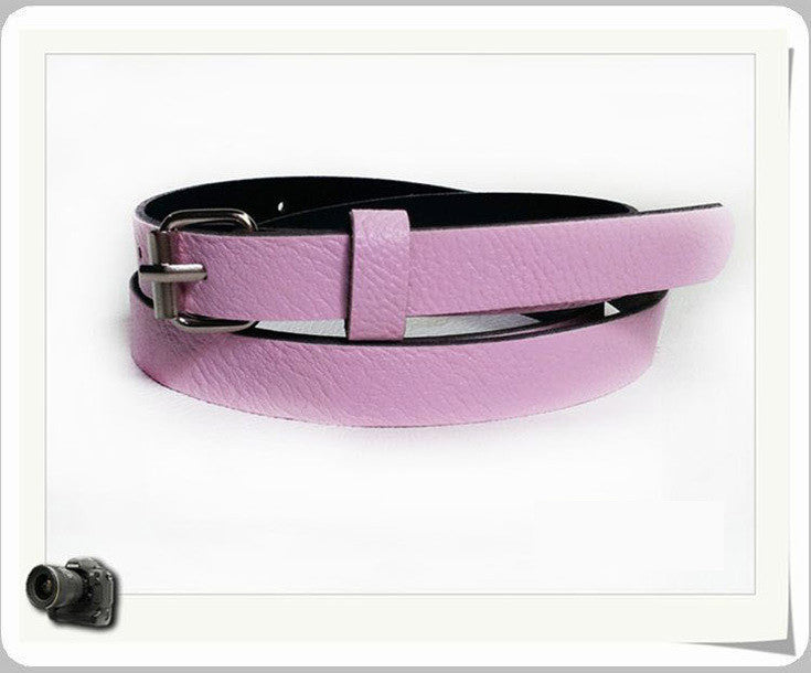 Multi-Color Women Belts Metal Buckle Wild Casual Thin Belts Female Cinto Femme Female Strap Belly Chain Nice Gift for Women - CelebritystyleFashion.com.au online clothing shop australia