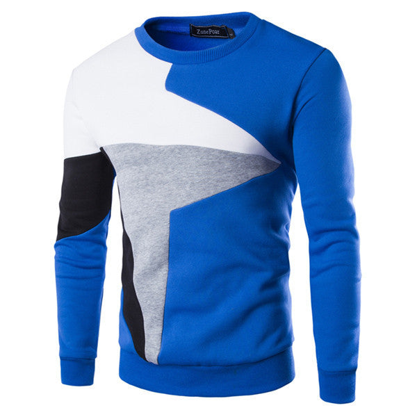 New Autumn Fashion Brand Casual Sweatshirt O-Neck Patchwork Slim Fit Knitting Mens Hoodies And Pullovers Men Pullover 9238 - CelebritystyleFashion.com.au online clothing shop australia