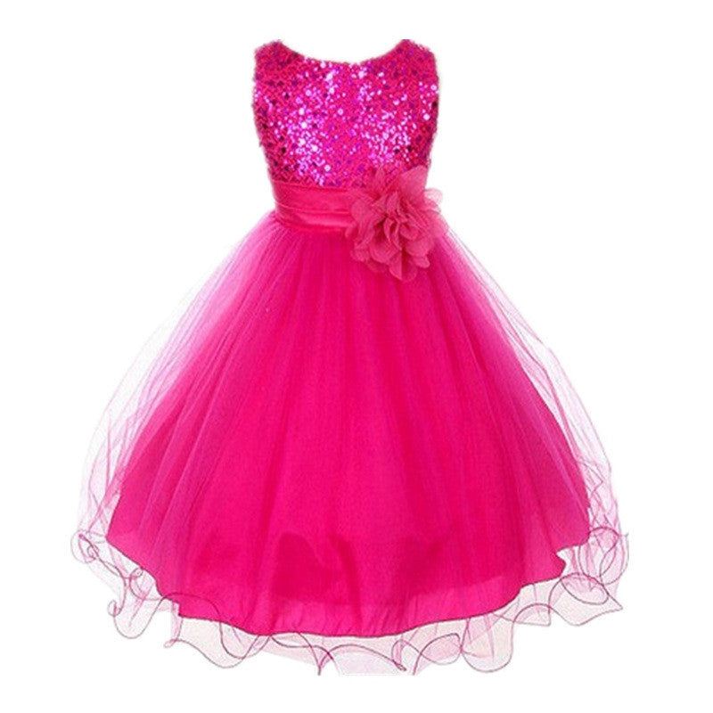 3-15Y Girls Dresses Children Ball Gown Princess Wedding Party Dress Girls Summer Party Clothes High Quality - CelebritystyleFashion.com.au online clothing shop australia