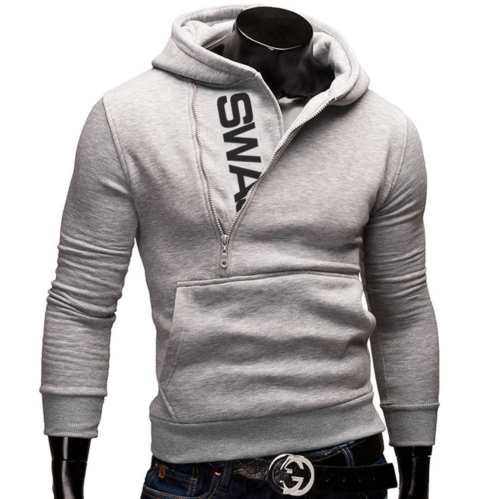 Fashion Men Jacket Plus Size Casual Long Sleeve Solid Color Tops Korean Trend Slim Hombre sweatshirt Zipper coat M-6XL LB - CelebritystyleFashion.com.au online clothing shop australia