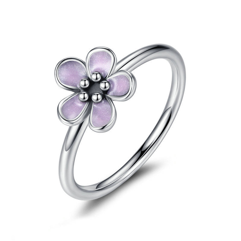 Original 925 Sterling Silver Sparkling Bow Knot Bouquet Daisy LOVE Flower Ring CZ Compatible With Pandora Jewelry - CelebritystyleFashion.com.au online clothing shop australia
