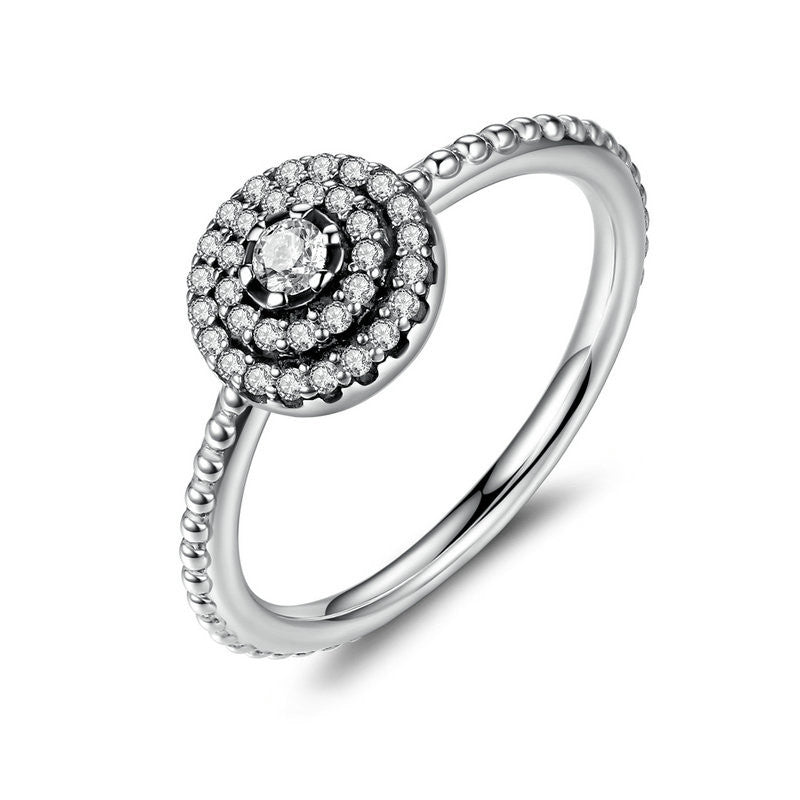 Original 925 Sterling Silver Sparkling Bow Knot Bouquet Daisy LOVE Flower Ring CZ Compatible With Pandora Jewelry - CelebritystyleFashion.com.au online clothing shop australia