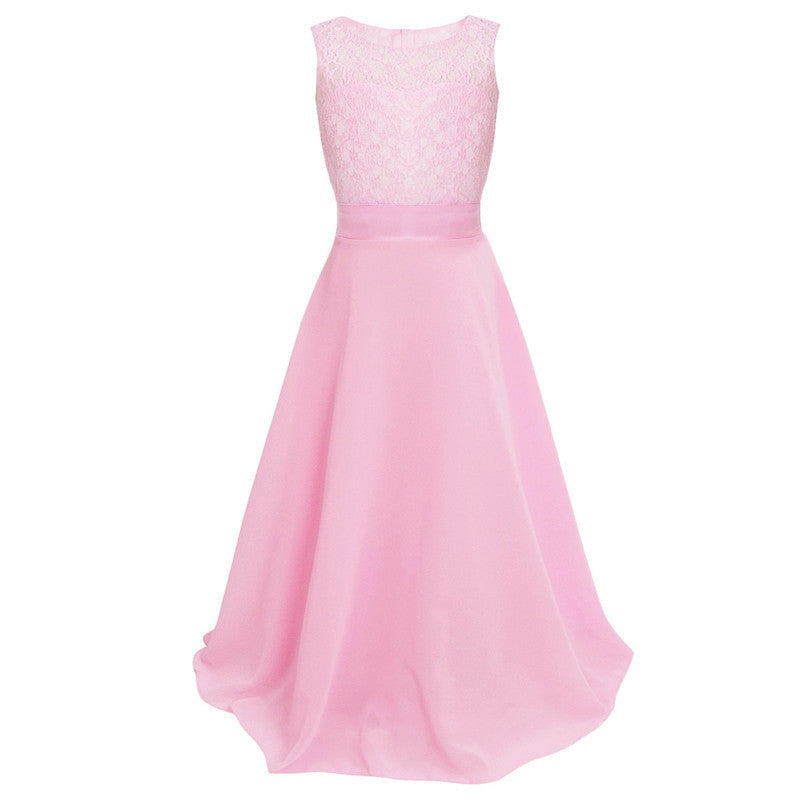 Lace Flower Girl Dress Children Kids Beautiful Wedding Party Dress Gir Lace Flower Girl Dress Children Kids Beautiful Wedding Party Dress Gir