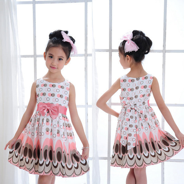 Girls Kids girl dress Princess Bow Tutu Dress One Piece Tops Pageant Tulle shaqun 2-7 years - CelebritystyleFashion.com.au online clothing shop australia