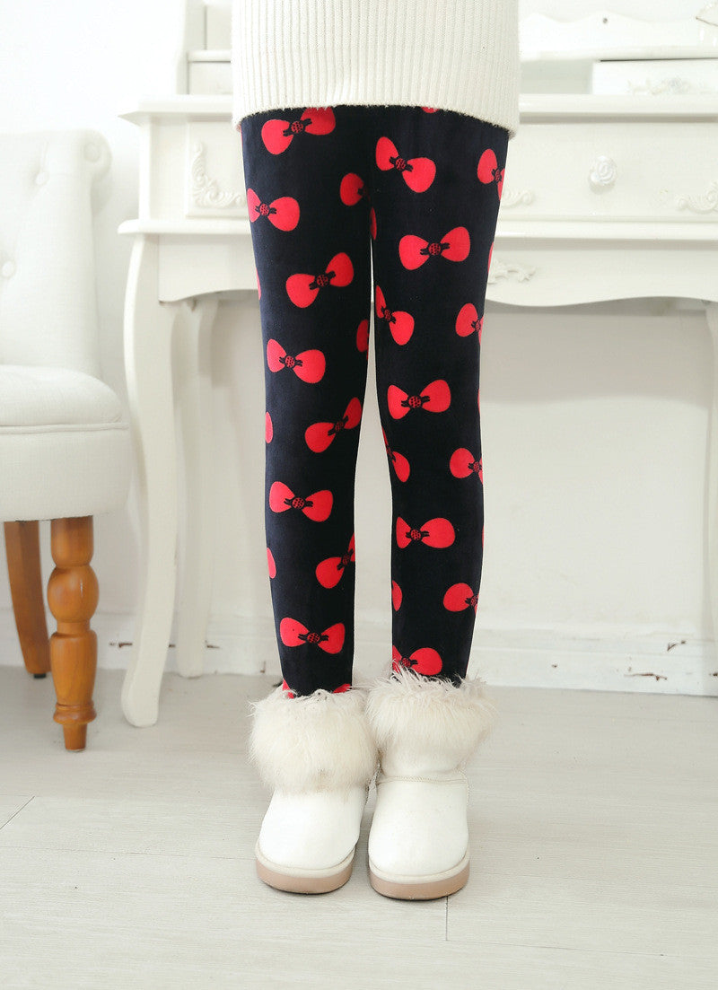 Winter Maternity Leggings Warm Trousers Plus Velvet Clothes