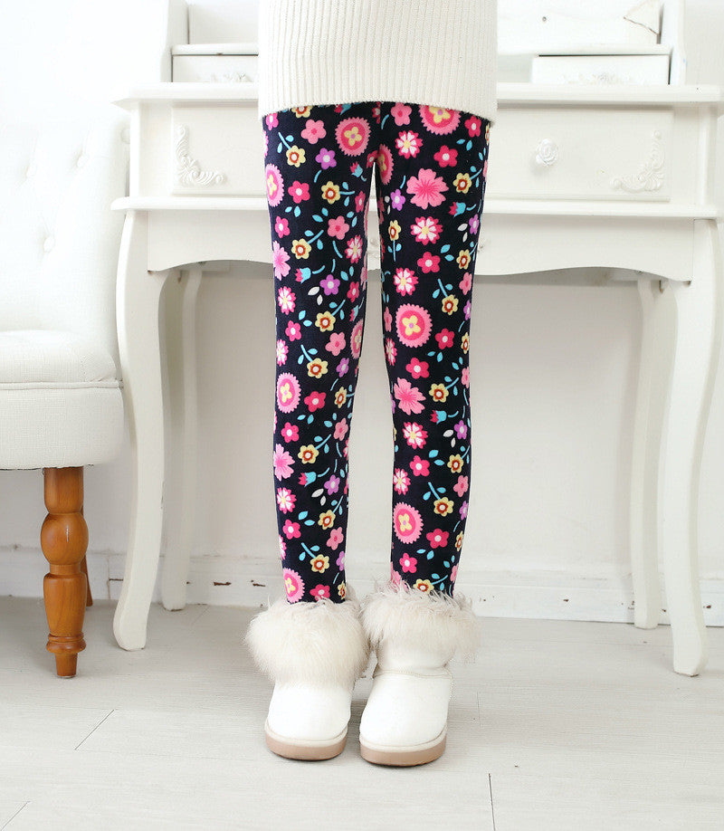 Winter Maternity Leggings Warm Trousers Plus Velvet Clothes