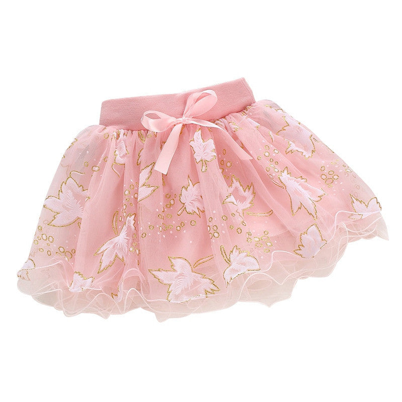 Cute Summer Baby Kids Girls Floral Bowknot Princess Skirt Party Tutu Skirt 1-4Y L07 - CelebritystyleFashion.com.au online clothing shop australia