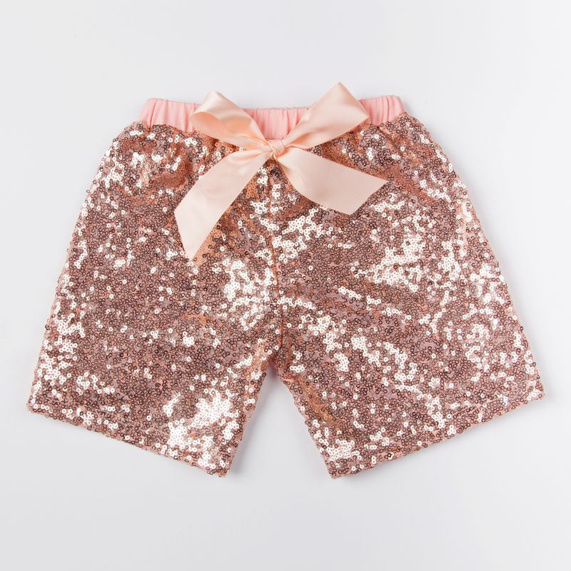 baby clothing sequin shorts,girls gold glitter shorts,petti shorts for baby girls,baby rose gold sequin shorts - CelebritystyleFashion.com.au online clothing shop australia