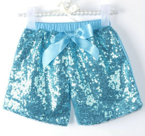 Baby Girls Shorts Golden Sequin Shorts With Bow Summer Children Girls Shiny Short Pants - CelebritystyleFashion.com.au online clothing shop australia