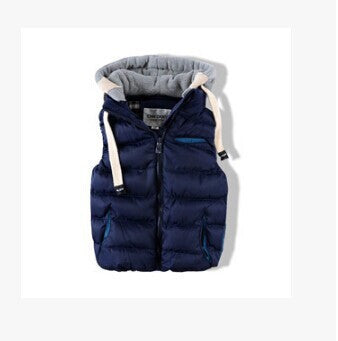 Kids Children Thickened Thermal Vest Boy Baby With A Removable Cap Cotton Vest,Fashion Vestatst0008, - CelebritystyleFashion.com.au online clothing shop australia