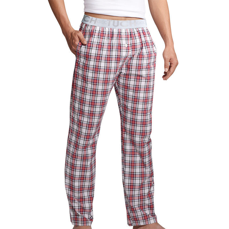 Men's Sleep Bottoms Pajama Pants Men Underwear Trousers Plaid Mens Lounge Pants - CelebritystyleFashion.com.au online clothing shop australia