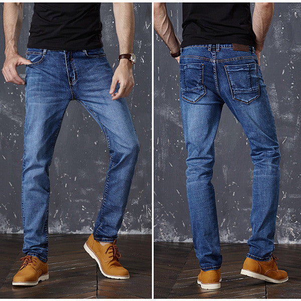 Brand Mens Jeans Slim Straight Stretch Pants Denim Trousers Size Jeans for Men - CelebritystyleFashion.com.au online clothing shop australia