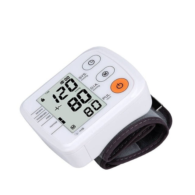 Wrist Blood Pressure Monitor Automatic Digital Tonometer Meter for Measuring Blood Pressure And Pulse Rate