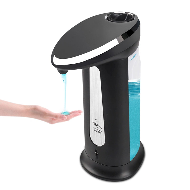 400Ml Automatic Liquid Soap Dispenser Smart Sensor Touchless ABS Electroplated Sanitizer Dispensador kitchen bathroom