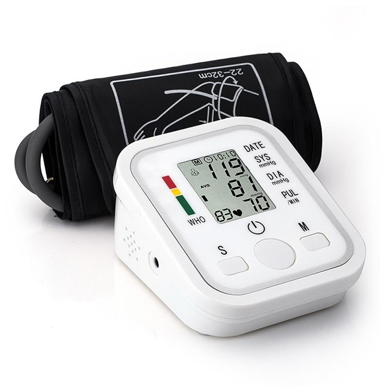 pulse oximeter Tonometer Blood Pressure Monitor Sphygmomanometer Arm Band Type Digital Electronic Mini Blood Pressure Meter