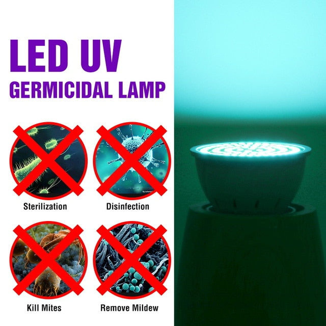 UV Lamp LED Sterilizer Lamp LED UVC Germicidal Bulb Ultraviolet Light