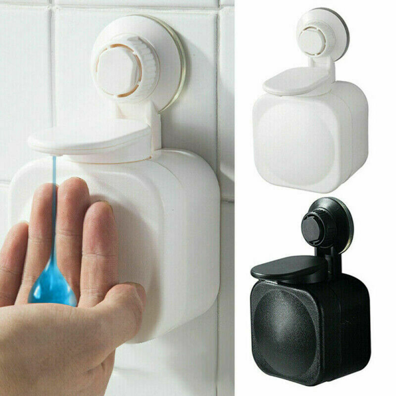 Soap Dispenser Bathroom Wall Mount Shower Shampoo Lotion Container Holder System