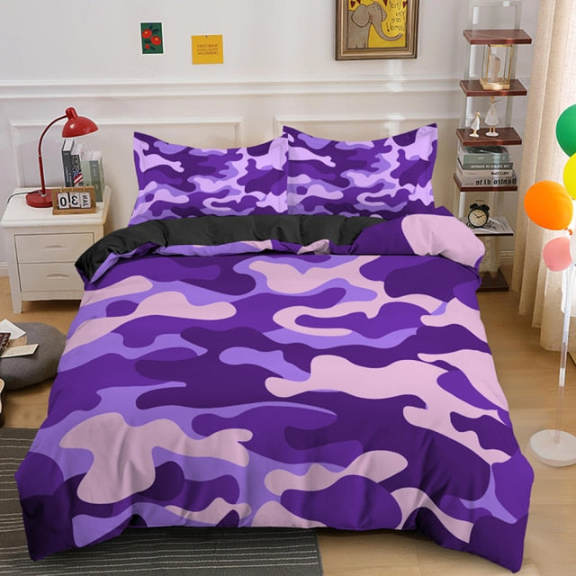 Girls camo cheap bedding