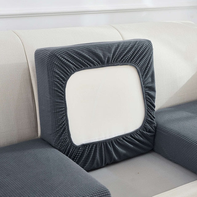 Elastic Sofa Cushion Cover For Armchair Living Room Thick Corner Sofa Seats Funiture Protector Slipcover Couch Cover