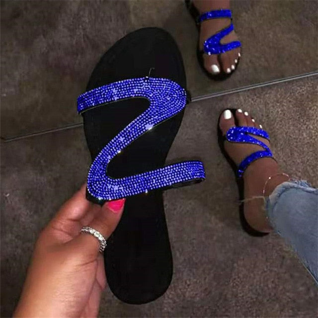 Sparkling slippers online