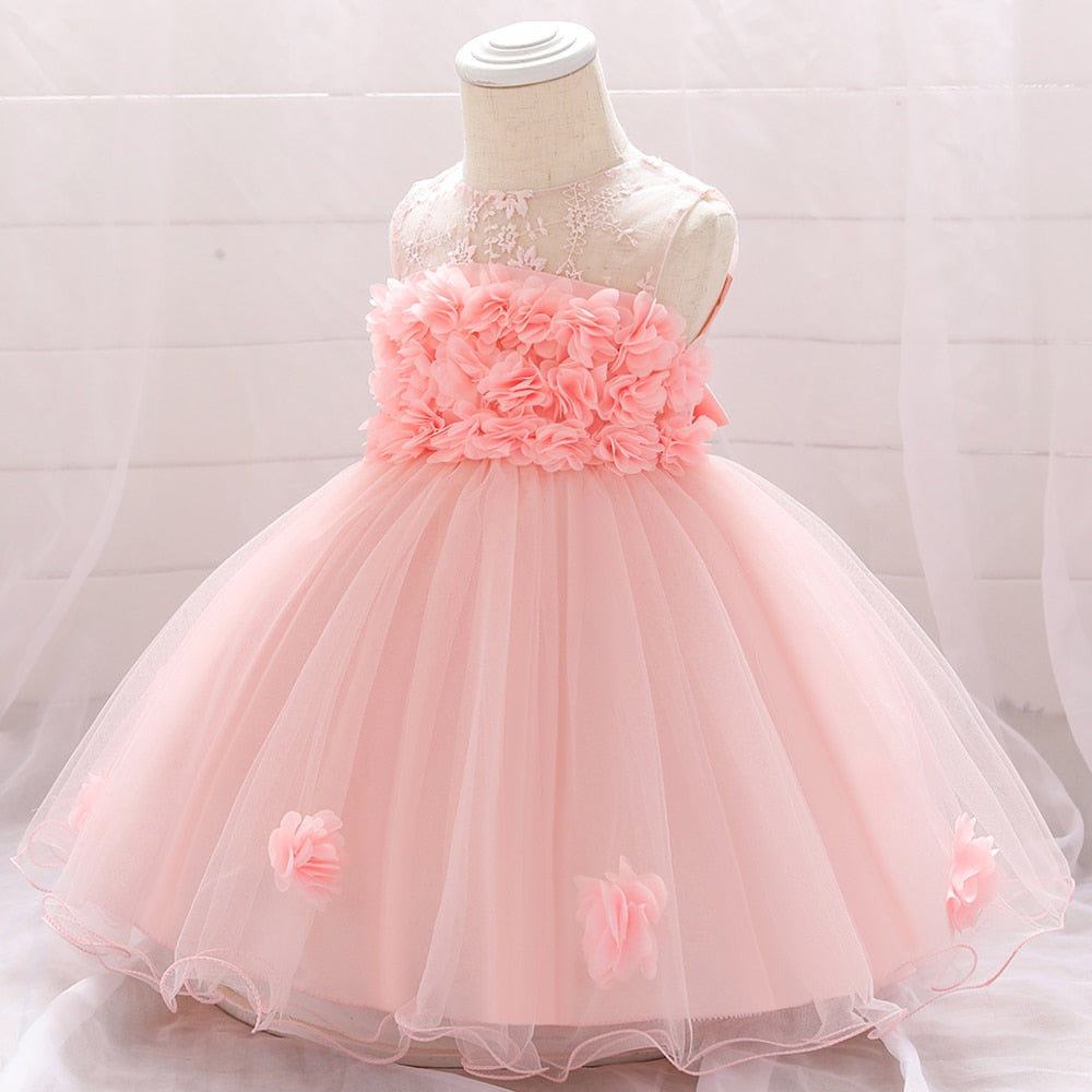 Toddler Girl Princess Dresses Baby Girl Dress Birthday Dress Christening Gown Infant Party Clothes Baby