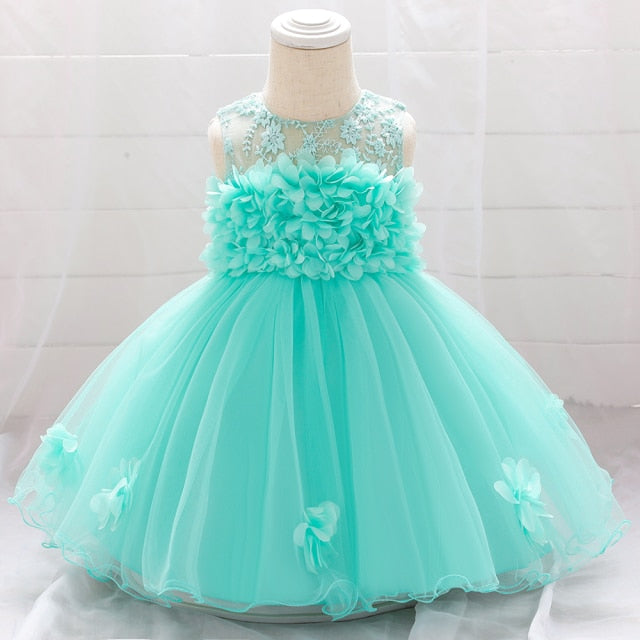 Toddler Girl Princess Dresses Baby Girl Dress Birthday Dress Christening Gown Infant Party Clothes Baby